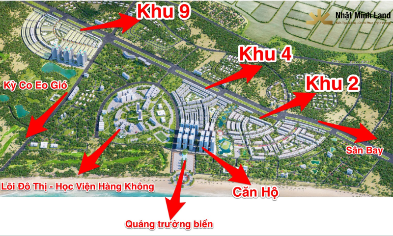 3 phân khu Nhơn Hội New City